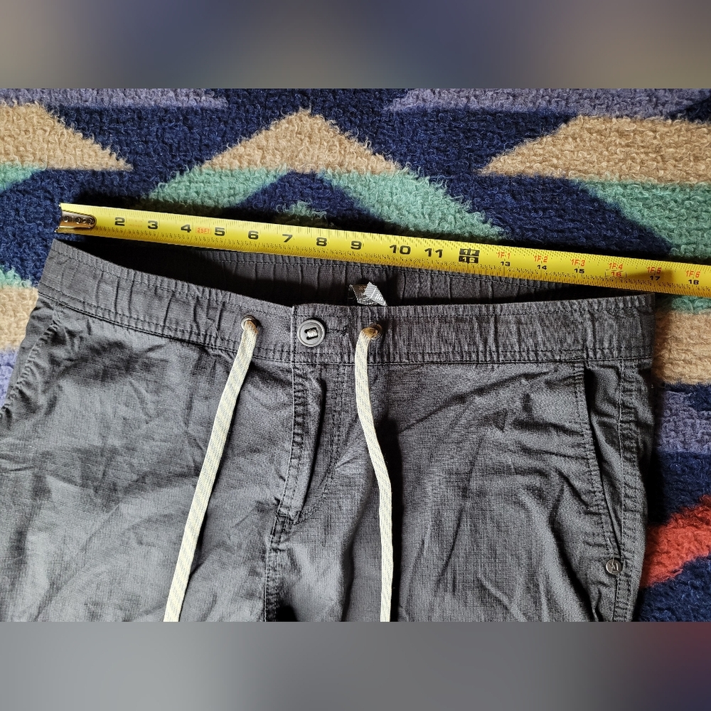 Vuori Ripstop Pants Joggers Size Large Gray Drawstring 34x28 Hiking Outdoor Gym - Picture 8 of 9